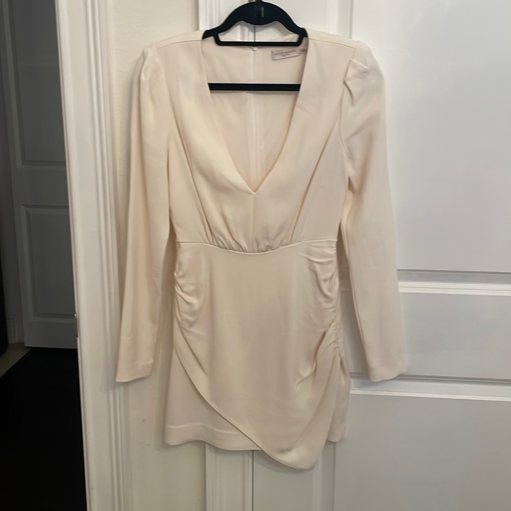Ramy Brook NWOT cream V-neck dress